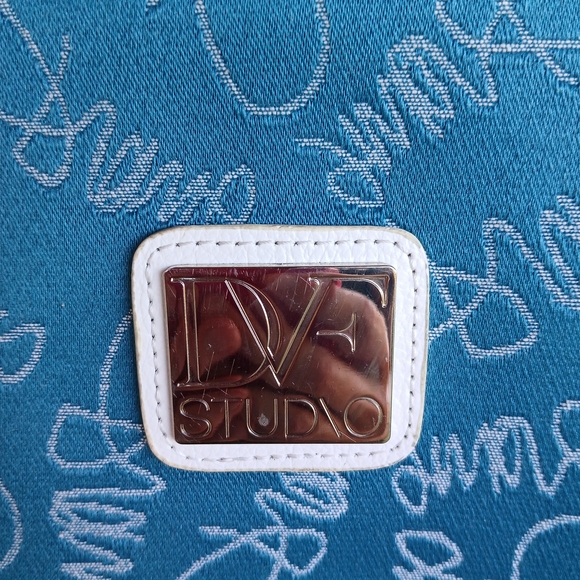 Diane Von FURSTENBERG DVF Jacquard Signature Travel Weekend Carry On Bag - Picture 2 of 15